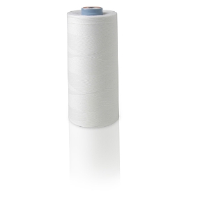 100% SPUN POLYESTER UNDERTHREAD 10,000m WHITE 