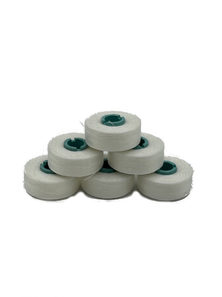 VALUE MAGNETIC PREWOUND BOBBINS WHITE 144 per BOX